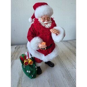 clothtique possible dreams‎ Santa Play-Doh figurine statue Xmas decor